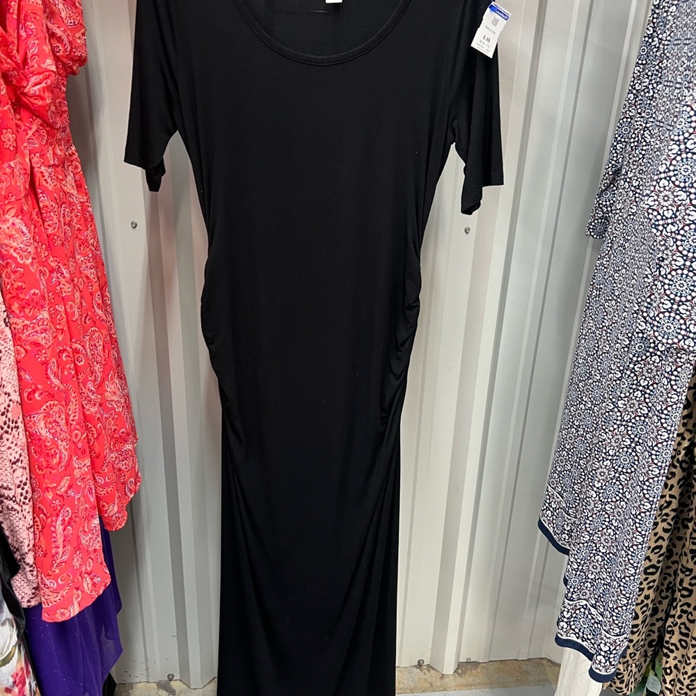 Motherhood Maternity Classic Black Dress